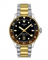 Orologio Tissot Uomo Seastar 1000 Quartz GMT in Acciaio T1208522205100 - T1208522205100